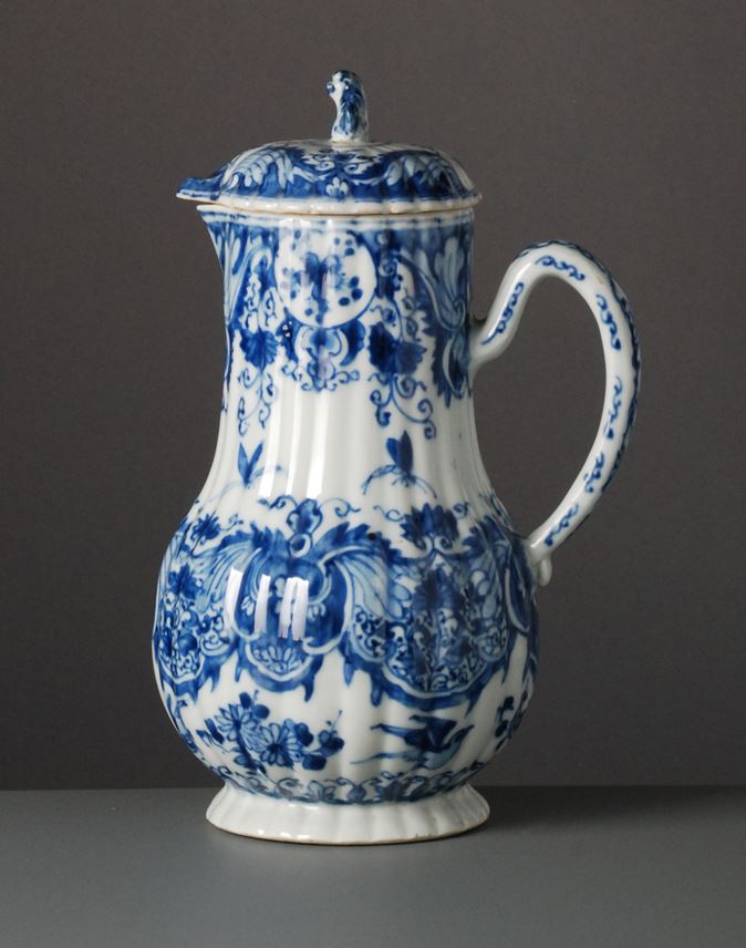 Blue &amp; White Ewer with Cover | MasterArt